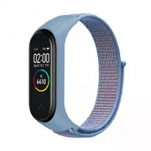 (A6) Nylon Strap For Xiaomi Mi Band 4/5/6/7 Bracelet Wristband Sports Breathable Bracelet For Miband 4/5/6/7 Replacement Correa Strap