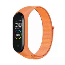 (A7) Nylon Strap For Xiaomi Mi Band 4/5/6/7 Bracelet Wristband Sports Breathable Bracelet For Miband 4/5/6/7 Replacement Correa Strap