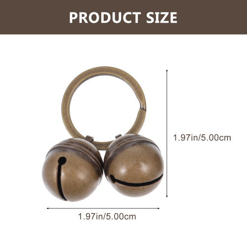 4 Sets Haustier Glocke Kupfer Zubehör 1