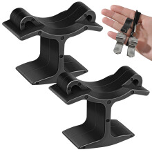 2Stk Schwarze Kunststoff Fingerclip Pfeife Schiedsrichter Zubehör