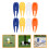 8Pièces Outil Réparation Gazon Golf En Assorti Compact 2