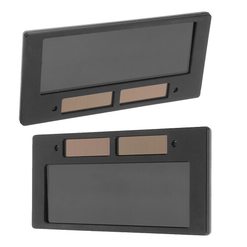 2Pcs Solar Powered Auto Darkening Welding Goggles Plastic Filters