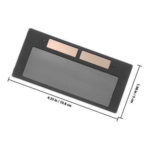 2Pcs Solar Powered Auto Darkening Welding Goggles Plastic Filters 1