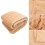 Raindrops Uni Flanelldecke Bequem Khaki 1 5