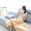 Raindrops Uni Flanelldecke Bequem Khaki 1 9