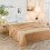 Raindrops Uni Flanelldecke Bequem Khaki 1 8