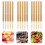30Stk Bambusstäbchen Für Zuckeräpfel Leckereien 6
