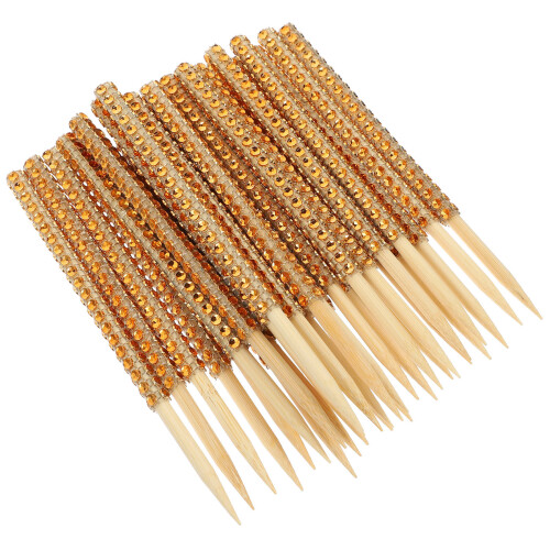 30Stk Bambusstäbchen Für Zuckeräpfel Leckereien 2