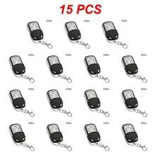 (315 Mhz 15pcs) New 433/315 Mhz Duplicator Copy Wireless Universal Door Code Remote Control Duplicate Key Fob 433MHZ Cloning Gate Garage