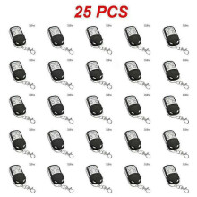 (315 Mhz 25pcs) New 433/315 Mhz Duplicator Copy Wireless Universal Door Code Remote Control Duplicate Key Fob 433MHZ Cloning Gate Garage