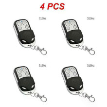 (315 Mhz 4pcs) New 433/315 Mhz Duplicator Copy Wireless Universal Door Code Remote Control Duplicate Key Fob 433MHZ Cloning Gate Garage