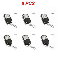 (315 Mhz 6pcs) New 433/315 Mhz Duplicator Copy Wireless Universal Door Code Remote Control Duplicate Key Fob 433MHZ Cloning Gate Garage