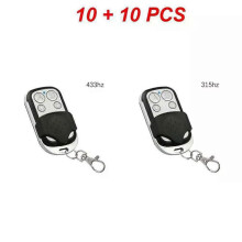 (433 10PC 315mhz 10PC) New 433/315 Mhz Duplicator Copy Wireless Universal Door Code Remote Control Duplicate Key Fob 433MHZ Cloning Gate Garage