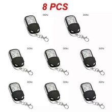 (315 Mhz 8pcs) New 433/315 Mhz Duplicator Copy Wireless Universal Door Code Remote Control Duplicate Key Fob 433MHZ Cloning Gate Garage