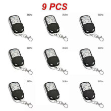 (315 Mhz 9pcs) New 433/315 Mhz Duplicator Copy Wireless Universal Door Code Remote Control Duplicate Key Fob 433MHZ Cloning Gate Garage