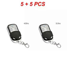 (433 5PC 315mhz 5PC) New 433/315 Mhz Duplicator Copy Wireless Universal Door Code Remote Control Duplicate Key Fob 433MHZ Cloning Gate Garage