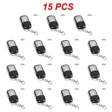 (433 Mhz 15pcs) New 433/315 Mhz Duplicator Copy Wireless Universal Door Code Remote Control Duplicate Key Fob 433MHZ Cloning Gate Garage