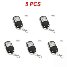 (433 Mhz 5pcs) New 433/315 Mhz Duplicator Copy Wireless Universal Door Code Remote Control Duplicate Key Fob 433MHZ Cloning Gate Garage