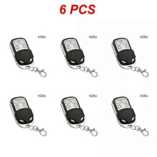 (433 Mhz 6pcs) New 433/315 Mhz Duplicator Copy Wireless Universal Door Code Remote Control Duplicate Key Fob 433MHZ Cloning Gate Garage