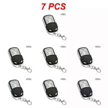 (433 Mhz 7pcs) New 433/315 Mhz Duplicator Copy Wireless Universal Door Code Remote Control Duplicate Key Fob 433MHZ Cloning Gate Garage