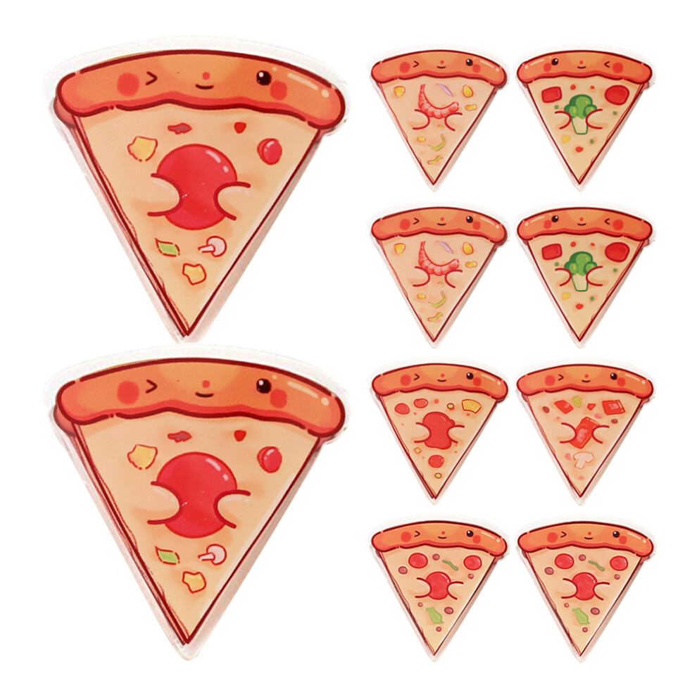 36 Pcs Double Sided Acrylic Clips Pizza Design For Food Office-image-OPC-PM2YG66-NEW