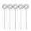 150 Pcs Diy Metal Photo Clip Holders Circle Table Decor Silver 10
