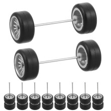 16 Paren Precisie Model Auto Wielen Rubberen Set Voor Rc Auto