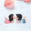 2 Pairs Creatieve Cartoon Auto Dashboard Versieringen Van Resin 9