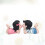 2 Pairs Creatieve Cartoon Auto Dashboard Versieringen Van Resin 11