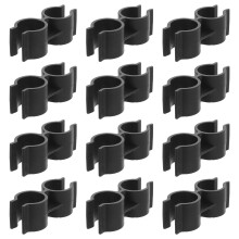 12 Stuks Dubbele Pijp Klemmen 25 Mm Voor Plank Steunbalkverbinding