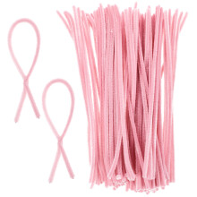 100 Stuks Roze Glitter Spreekbare Buigzame