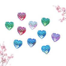 10 Stuks Visschaal Diy Sieraden Accessoires Patch Zeemeermin
