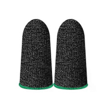 (5pairs, Green) 20Pcs Mobile Game Fingertip Gloves Sweatproof Anti-slip Touch Screen Finger Sleeve Breathable Gaming Fingertip Cover For Gamer