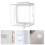 Transparente ABS Elektrische Beveiligingsstop 1 Set 11
