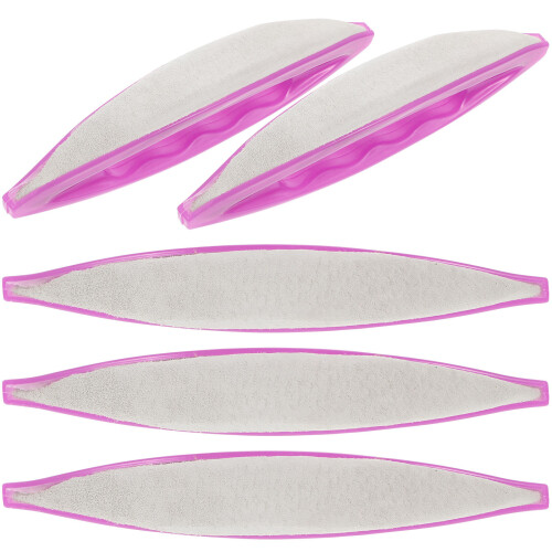5 Stuks Nagelbuffer Met Handvat, Poolsleer, Waxborstel,