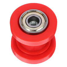 Chain Guide Roller Motorfiets Kettingrol Rood Plastic 1 Stuk