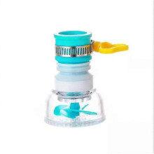 (B) Kitchen Faucet Tap Extender 360 Adjustable Flexible Water Filter Outlet Head Splash-Proof Water Saving Sprayer Filter Diffuser