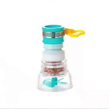 (C) Kitchen Faucet Tap Extender 360 Adjustable Flexible Water Filter Outlet Head Splash-Proof Water Saving Sprayer Filter Diffuser