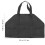 Firewood Storage Bag 600D Oxforddoek Vouwbaar 2