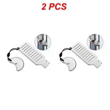 (2pcs) 1~5PCS Door Lock Security for Travel | Heavy Duty Portable Door Lock Stoppers | Hotel Door Jammer Home Security Lock