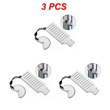 (3pcs) 1~5PCS Door Lock Security for Travel | Heavy Duty Portable Door Lock Stoppers | Hotel Door Jammer Home Security Lock