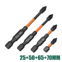 (SET 12) 6pcs PH2 Screwdriver Set Magnetic Batch Head Impact Strong Cross High Hardness 25/50/65/70/90/150mm Anti Non-slip WaterProof