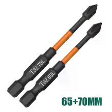 (SET 3) 6pcs PH2 Screwdriver Set Magnetic Batch Head Impact Strong Cross High Hardness 25/50/65/70/90/150mm Anti Non-slip WaterProof
