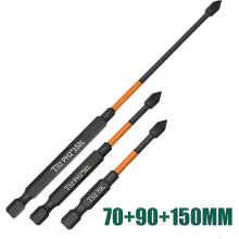 (SET 8) 6pcs PH2 Screwdriver Set Magnetic Batch Head Impact Strong Cross High Hardness 25/50/65/70/90/150mm Anti Non-slip WaterProof