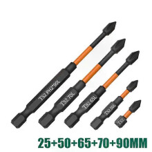(SET 20) 6pcs PH2 Screwdriver Set Magnetic Batch Head Impact Strong Cross High Hardness 25/50/65/70/90/150mm Anti Non-slip WaterProof