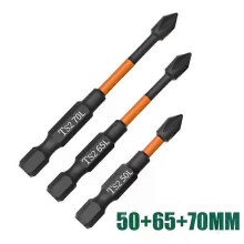 (SET 6) 6pcs PH2 Screwdriver Set Magnetic Batch Head Impact Strong Cross High Hardness 25/50/65/70/90/150mm Anti Non-slip WaterProof