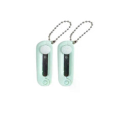 (2PCS, Green) Creative Mini Portable Folding Scissors Morandi Simple Paper-Cutting Art Tool Stationary Scissors Office School Supplies