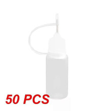 (50pcs) 1~50PCS Bottle Tip Glue Needle Applicator Squeeze Precision Liquidbottles Dispenser Fusionink Craft Painting Dropper Nose