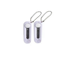 (2PCS, Purple) Creative Mini Portable Folding Scissors Morandi Simple Paper-Cutting Art Tool Stationary Scissors Office School Supplies