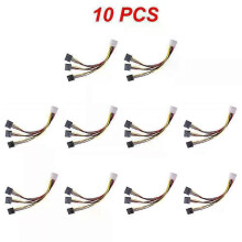 (10pcs, C) 15-Pin Sata Male To Molex Ide 4-Pin Female Adapter Extension Power Cord For Computer Optical Drive Connection Power Cord